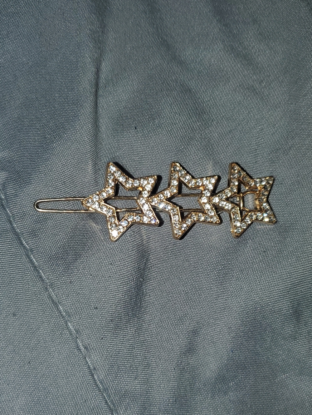 Gold Star Crystal Hair Clip - Women Accessories